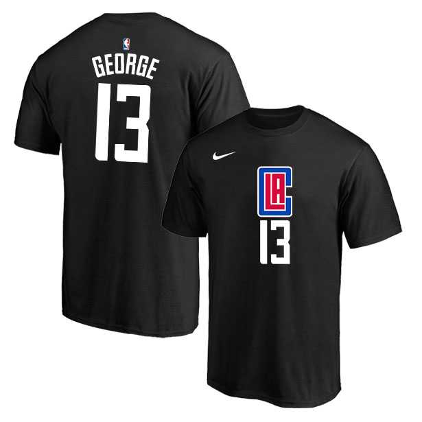 Los Angeles Clippers 13 Paul George Black Nike T-Shirt,We sell and wholesale Los Angeles Clippers 13 Paul George Black Nike T-Shirt on line form chian!